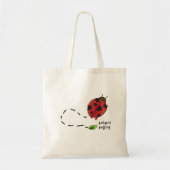ladybird voetafdruk tote bag (Voorkant)