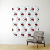 Ladybird Wandkleed (In situ)