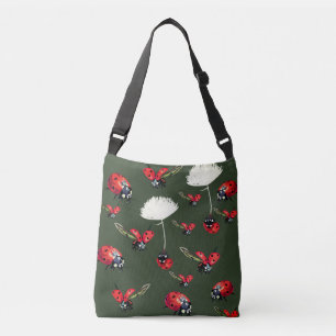 Ladybirds Bugs schattige tekening Cross Body Bag, Crossbody Tas