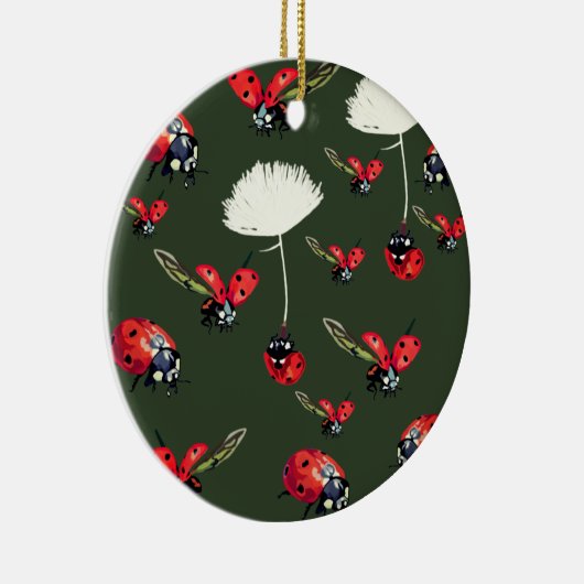 Ladybirds Circle Ornament (Rechts)