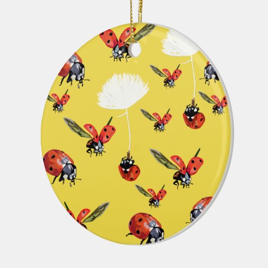 Ladybirds Circle Ornament (Links)