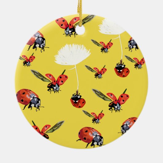 Ladybirds Circle Ornament (Achterkant)