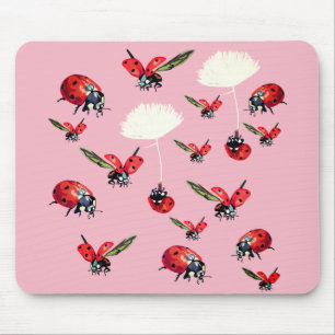 Ladybirds Custom Achtergrond Mousepad Muismat