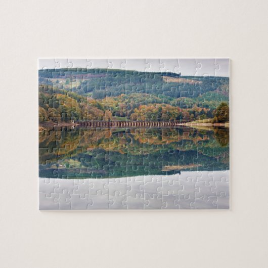 Ladybower Reservoir in Derbyshire souvenir foto Legpuzzel (Horizontaal)