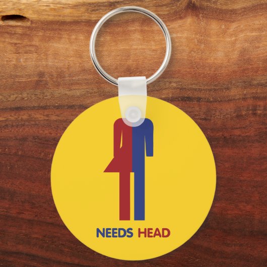 Ladyboy Needs Head Sleutelhanger (Voorkant)