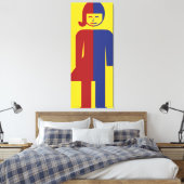 Ladyboy/Tomboy Toilet ⚠ Thai Sign ⚠ Canvas Afdruk (Insitu (Slaapkamer))