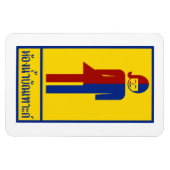 Ladyboy/Tomboy Toilet ⚠ Thai Sign ⚠ Magneet (Horizontaal)