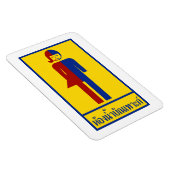 Ladyboy/Tomboy Toilet ⚠ Thai Sign ⚠ Magneet (Rechterzijde)