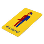 Ladyboy/Tomboy Toilet ⚠ Thai Sign ⚠ Magneet (Linkerzijde)