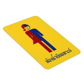 Ladyboy/Tomboy Toilet ⚠ Thai Sign ⚠ Magneet (Rechterzijde)