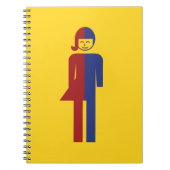 Ladyboy/Tomboy Toilet ⚠ Thai Sign ⚠ Notitieboek (Voorkant)