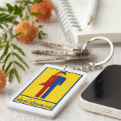 Ladyboy/Tomboy Toilet ⚠ Thai Sign ⚠ Sleutelhanger (Voorkant Rechts)