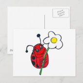 ladybud.jpg briefkaart (Voorkant / Achterkant)