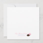 ladybug2 copy, je wordt uitgenodigd voor een Baby Kaart (Achterkant)