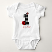 Ladybug 1st Birthday Shirt (Voorkant)