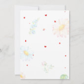 Ladybug 1st de uitnodiging van de verjaardagsdagsz (Achterkant)