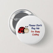 Ladybug-2 Medical Coder Ronde Button 5,7 Cm (Voorkant /achterkant)