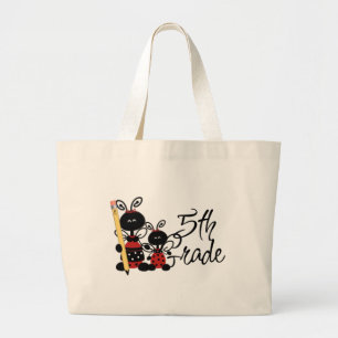 Ladybug 5th Grade Tshirts en Gifts Grote Tote Bag