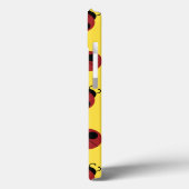 Ladybug 60s retro cool red yellow Case-Mate iPhone case (Achterkant / Links)