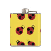 Ladybug 60s retro cool red yellow heupfles (Achterkant)