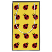 Ladybug 60s retro cool red yellow klein cadeauzakje (Voorkant)