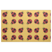 Ladybug 60s retro cool red yellow stof (Fat Quarter)