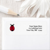 Ladybug adreslabel etiket (Insitu)