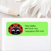 Ladybug adreslabel etiket (Insitu)