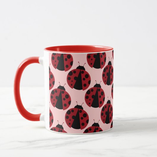 ladybug-afbeelding mok (Links)