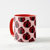 ladybug-afbeelding mok (Voorkant links)