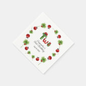 Ladybug alfabet brief Kinder 2e verjaardag welkom Servet (Hoek)