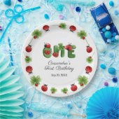 Ladybug alfabet letter Kinder 1e verjaardag welkom Papieren Bordje (Feest)