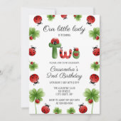 Ladybug alfabet letter Kinder 2e verjaardag Kaart (Voorkant)