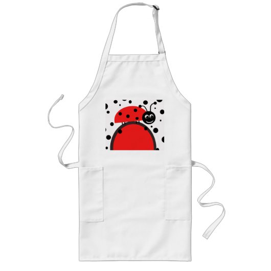 Ladybug Apron Lang Schort (Voorkant)