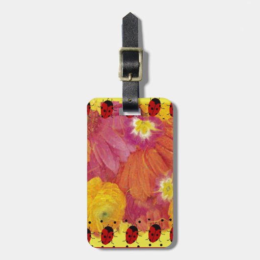 Ladybug Art Bagagelabel (Voorkant verticaal)