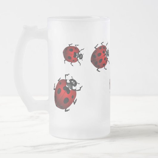 Ladybug Art Beer Mok Beer Glass Ladybug Cups (Links)