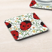Ladybug Art Bier Onderzetter (Linkerzijde)