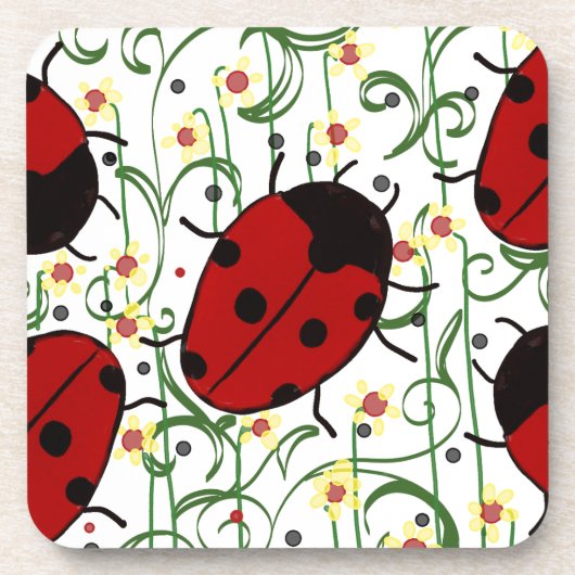 Ladybug Art Bier Onderzetter (Voorkant)