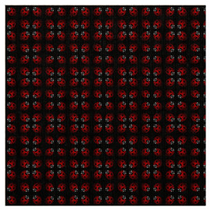 Ladybug Art Fabric Ladybird Fabric Cotton of Poly Stof