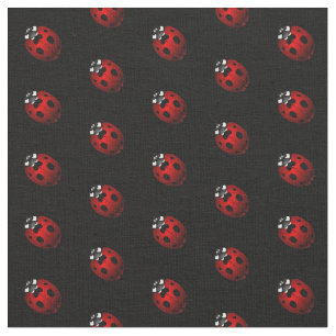 Ladybug Art Fabric Ladybird Fabric Cotton of Poly Stof
