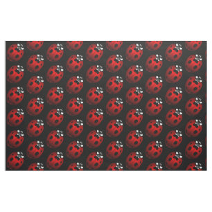 Ladybug Art Fabric Ladybird Fabric Cotton of Poly Stof