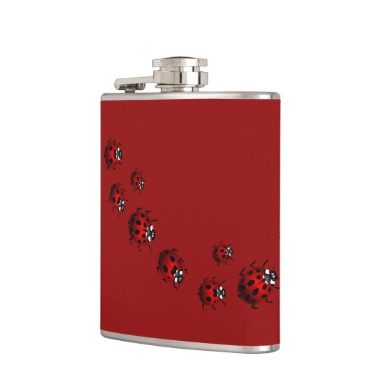 Ladybug Art Flask Custom Ladybug Drink Flask Heupfles (Links)