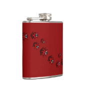 Ladybug Art Flask Custom Ladybug Drink Flask Heupfles (Rechts)