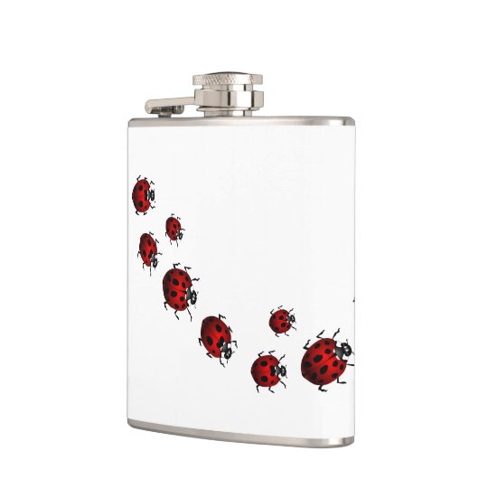 Ladybug Art Flask Custom Ladybug Drink Flask Heupfles (Links)