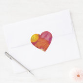 Ladybug Art Hart Sticker (Envelop)