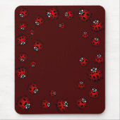 Ladybug Art Mousepad Bug Keepomwille Ladybug Gifts Muismat (Voorkant)