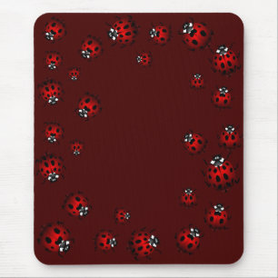 Ladybug Art Mousepad Bug Keepomwille Ladybug Gifts Muismat
