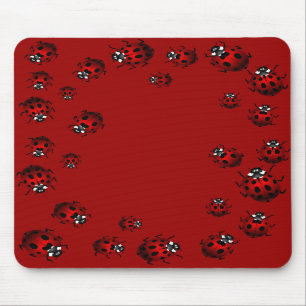 Ladybug Art Mousepad Bug Keepomwille Ladybug Gifts Muismat