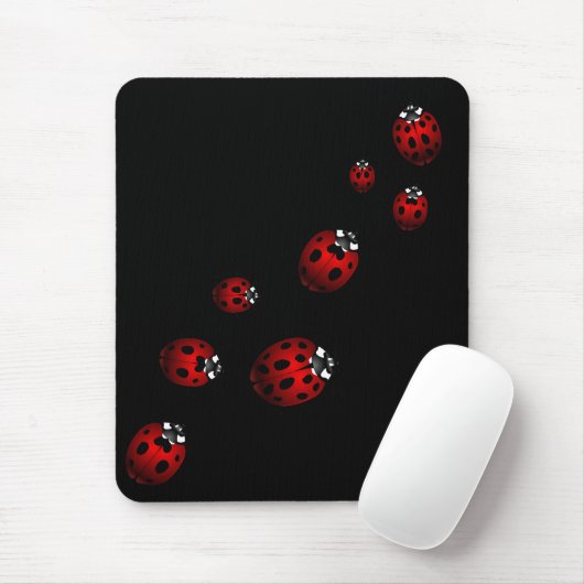 Ladybug Art Mousepad Bug Keepomwille Ladybug Gifts Muismat (Met muis)