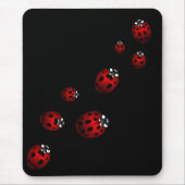 Ladybug Art Mousepad Bug Keepomwille Ladybug Gifts Muismat (Voorkant)